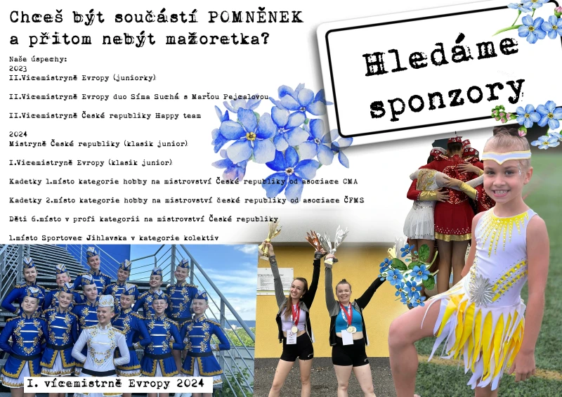 Hledáme sponzory